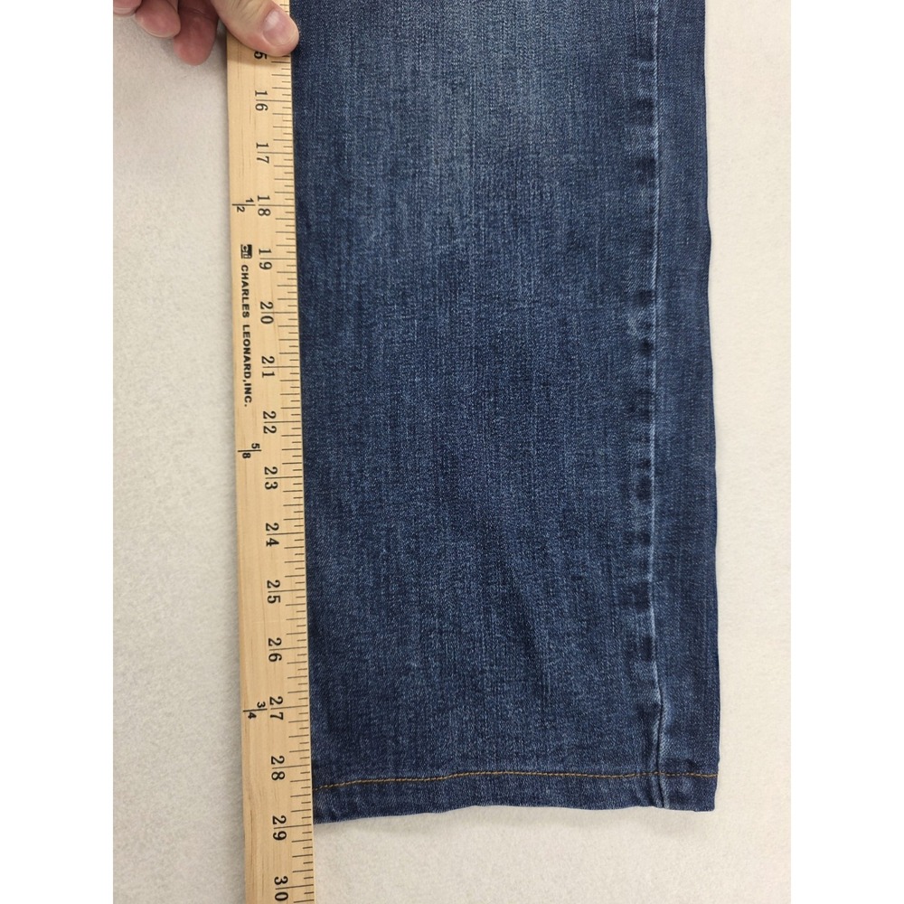 Lucky Brand 410 Athletic Straight Jeans Mens 34x29 Blue Stretch Denim - Picture 3 of 12